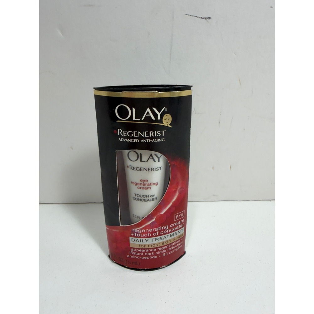 Olay Regenerist Eye Regenerating Cream Touch of Concealer 0.5oz Anti-Aging RARE